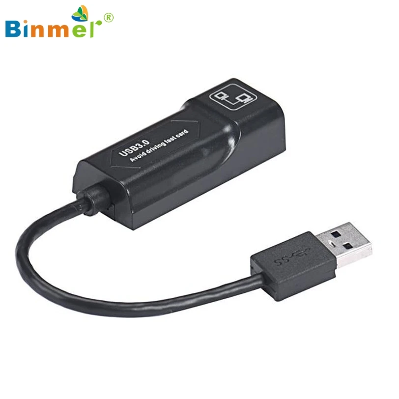 Binmer Ethernet cетевой адаптер LAN USB 3,0 до 10/100/1000 гигабитный RJ45 1000 Мбит/с Mar10 MotherLander