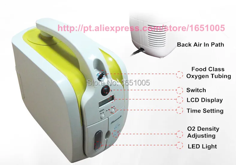  Multi-functional Cosmetic Oxygen Concentrator With Home and Beauty Use Household Skin Spa O2 Genera