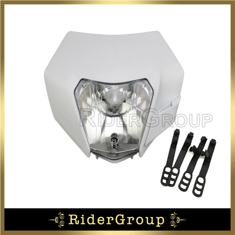 H4 12 V 35 W фар головы лампа обтекателя для CR CRF XR RM KLX WR DRZ YZ YZF TTR KZ KX KD KDX KTM R SX EXC XC XCF SXF Байк - Цвет: White