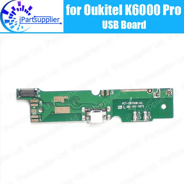 Oukitel K6000 Pro usb доска 100% оригинал новый для зарядная панель под usb-разъем Замена аксессуары для Oukitel K6000 Pro - изображение