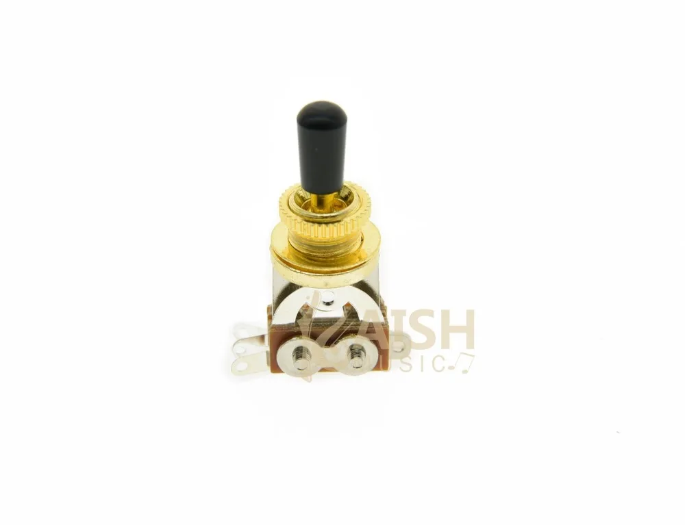 KAISH Gold Metric LP Guitar 3 Way Toggle Switch w/ black Metal Tip