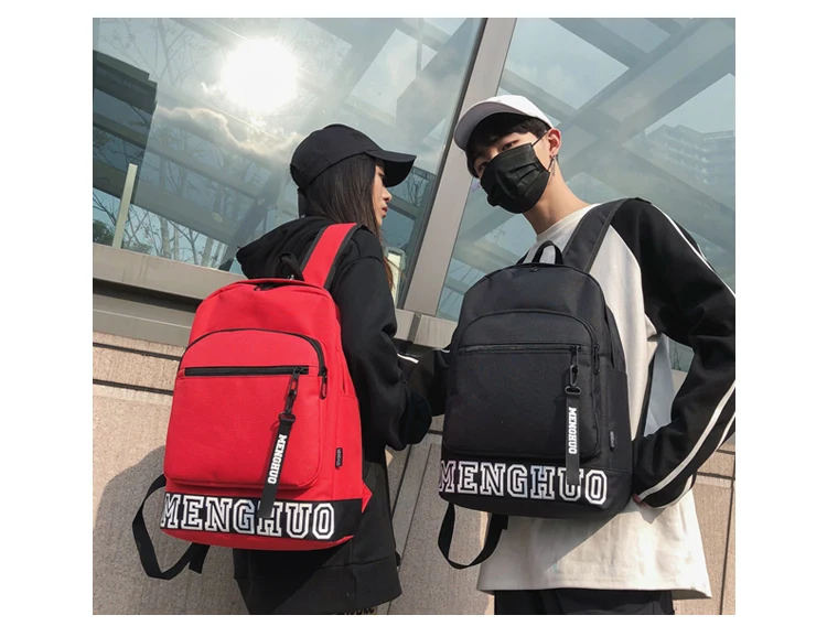 Menghuo Women Backpack Student College Waterproof Nylon Backpack Women Escolar Mochila Quality Brand Men Laptop School Bag Girl _34-1_14