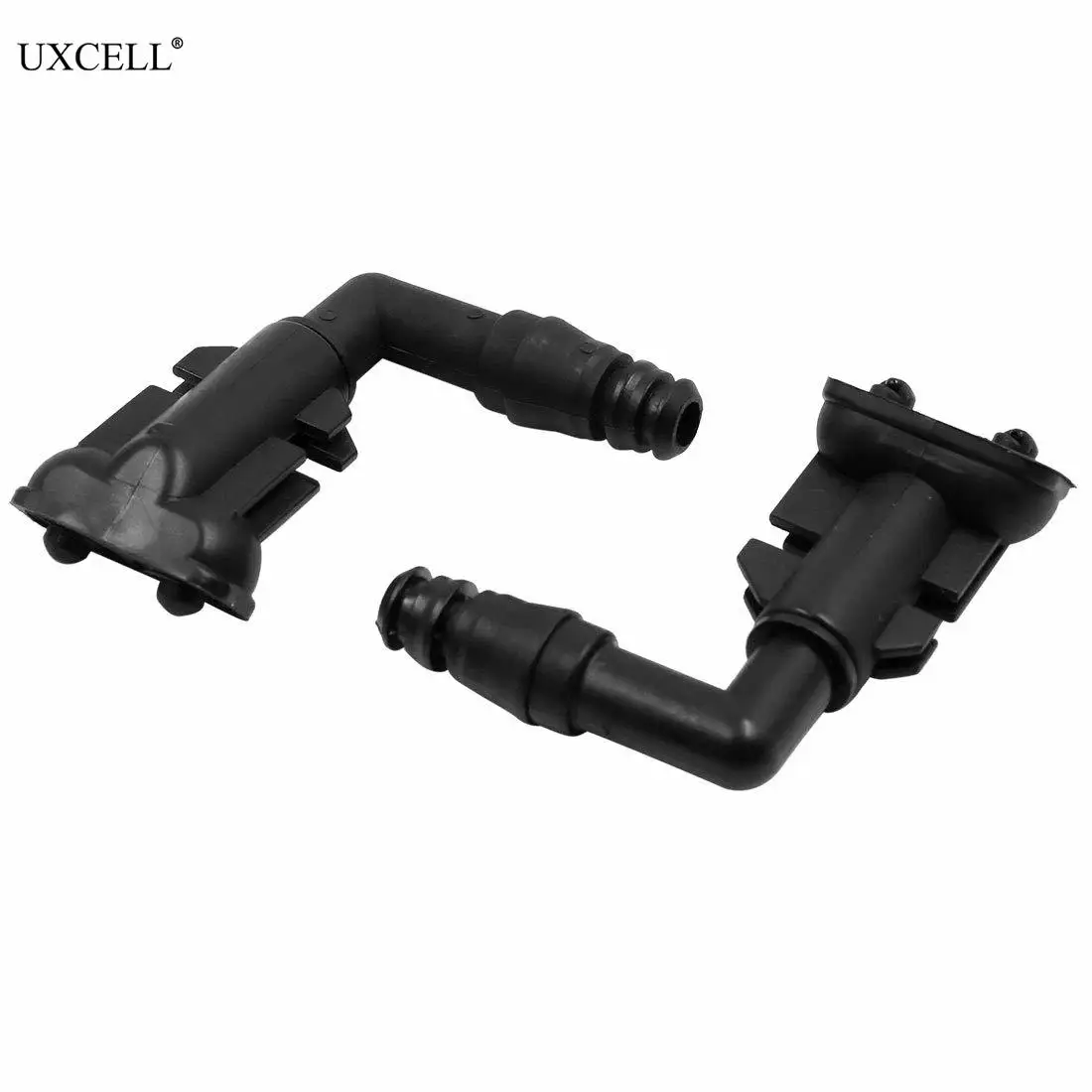 

Uxcell 2pcs Black ABS Front Windshield Wiper Cleaning Nozzles Windscreen Wipers Washer for Opel Vectra