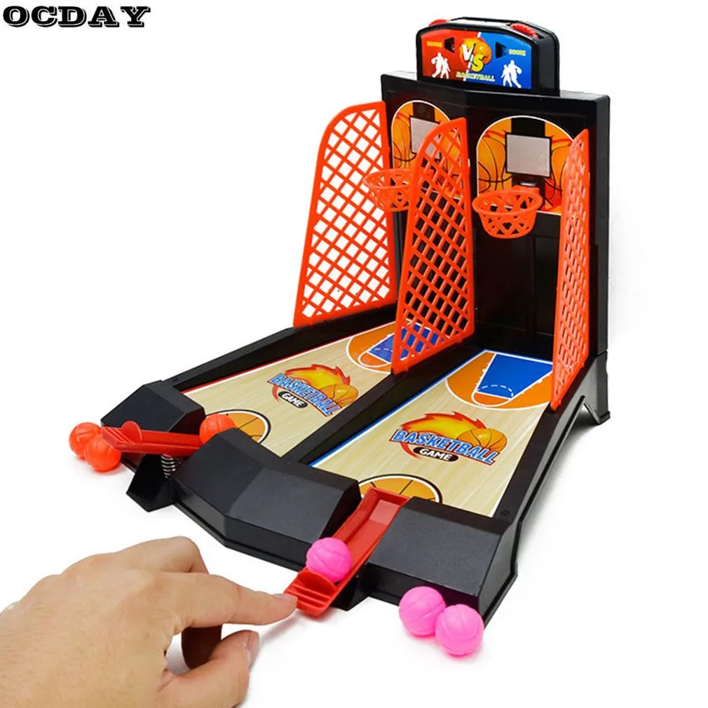 2 Players Kid toys Mini Basketball Toy Hoop Shooting Stand Toy Indoor