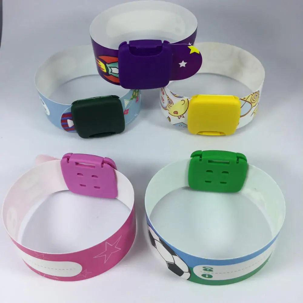 3 шт. детский безопасный ID браслет, многоразовые защитные браслеты для детей, различные дизайны и цвета полностью регулируемые