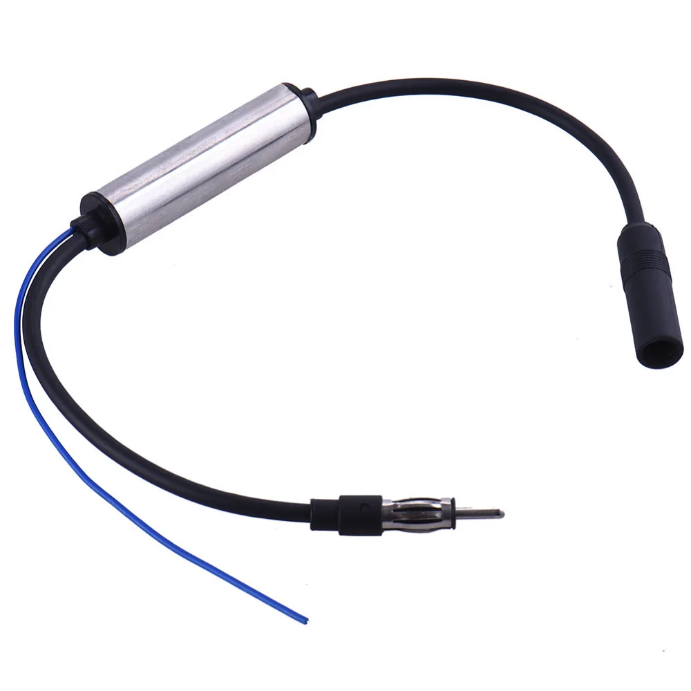 

For Universal DC 10V-15V Car Antenna FM Stereo Radio 13db Amplified Antenna Aerial Signal Enhance Antenna For Car Truck Vehicle