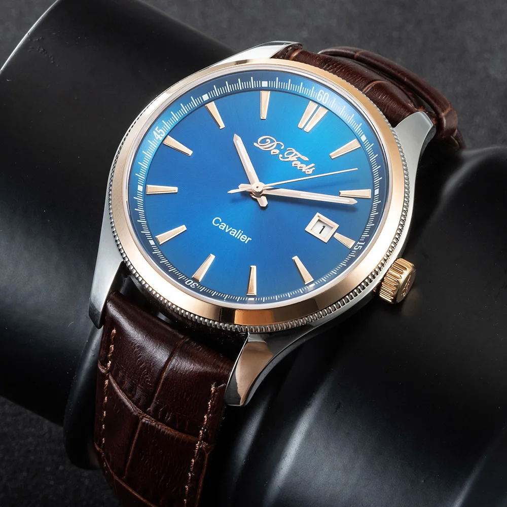 دي يشعر ميوتا 821A Movt الرجال الكلاسيكية التلقائي ساعات آلية الياقوت والزجاج والكريستال مضيئة 50 شريط للماء ساعة اليد دي يشعر ميوتا 821A Movt الرجال الكلاسيكية التلقائي ساعات آلية الياقوت والزجاج والكريستال مضيئة 50 شريط للماء ساعة اليد