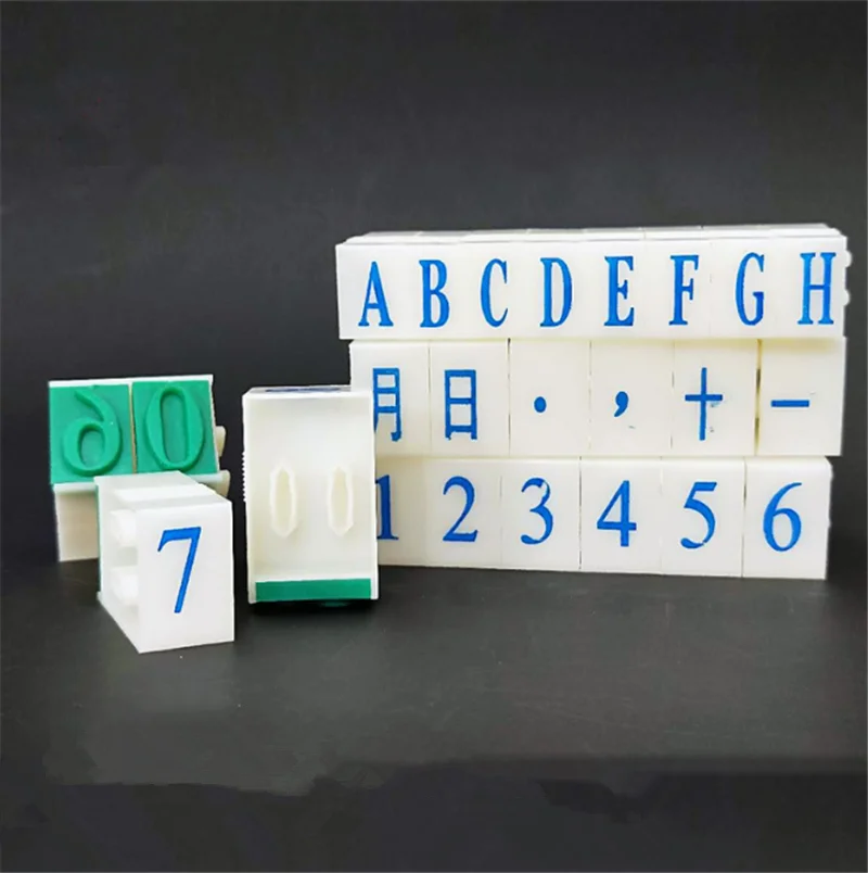 

DIY Paper Work Diary Ablum Wedding Letter Alphabet Stamp Digital Number Symbol Seal Chapter Combination Ink Print