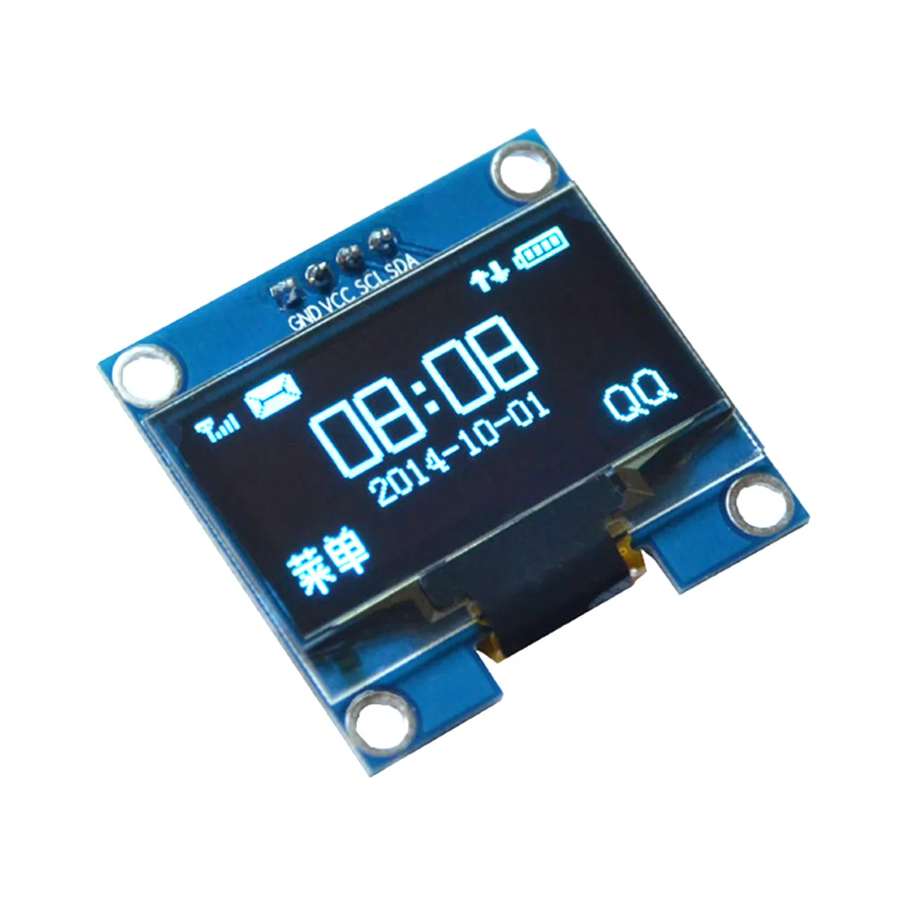 

4PIN 1.3" OLED module white/blue color 128X64 1.3 inch OLED LCD LED Display Module 1.3" IIC I2C Communicate