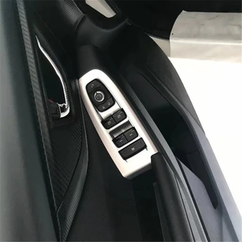 

WELKINRY car auto cover overlay for Subaru XV 2018 ABS chrome regulator armrest door window lifter switch button moulding trim