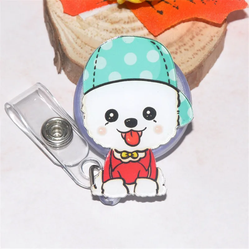 10 шт./лот kawaii dog офисные и школьные принадлежности со значком выдвижной держатель
