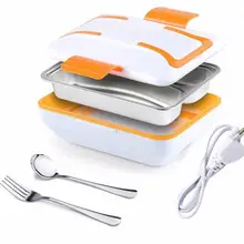 220 V Высококачественный портативный Электрический нагревательный Ланч-бокс, изготовленный из нержавеющей стали и пластмассы, подогреватель еды для офиса и дома