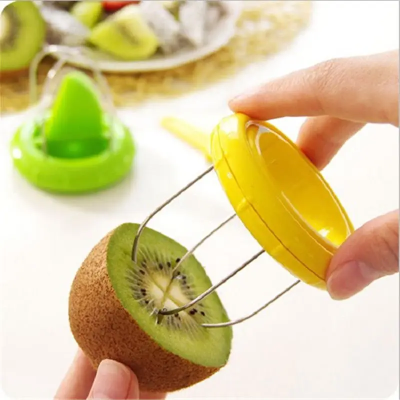 

Cute Mini Fruit Kiwi Cutter Peeler Slicer Kitchen Bar Supplies Gadgets Tools For Pitaya Vegetable Fruit Tools Shredders Slicers