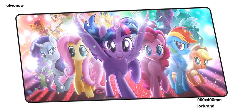 my little pony mouse pad Adorable 900x400x2mm mousepads gaming mousepad gamer best personalized mouse pads keyboard pc pad - Цвет: Size 900x400x2mm