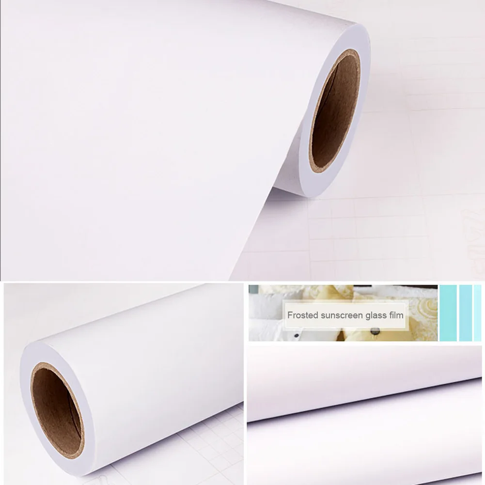 Opaque Glazed Paper Frosted Self adhesive Glass Stickers Window