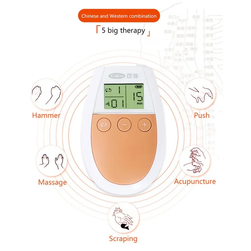 Cofoe низкочастотный электротерапевтический массажер/бытовой Физиотерапевтический прибор/транскукожная электрическая стимуляция нерва облегчение боли