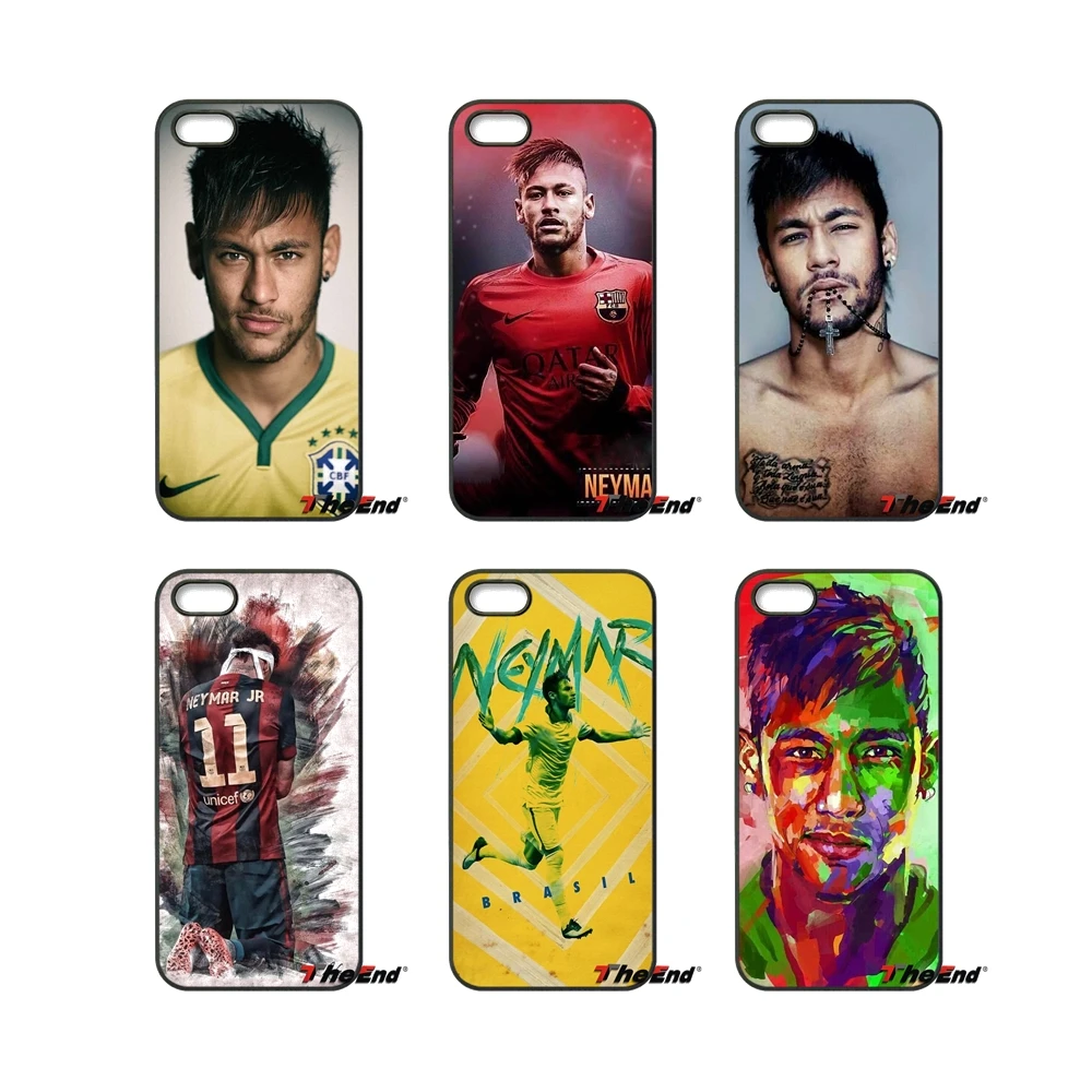 Барселона Бразилия звезда Неймар jr Футбол Телефон чехол для iPhone X 4S 5 5C SE 6 6S 7 8 Plus