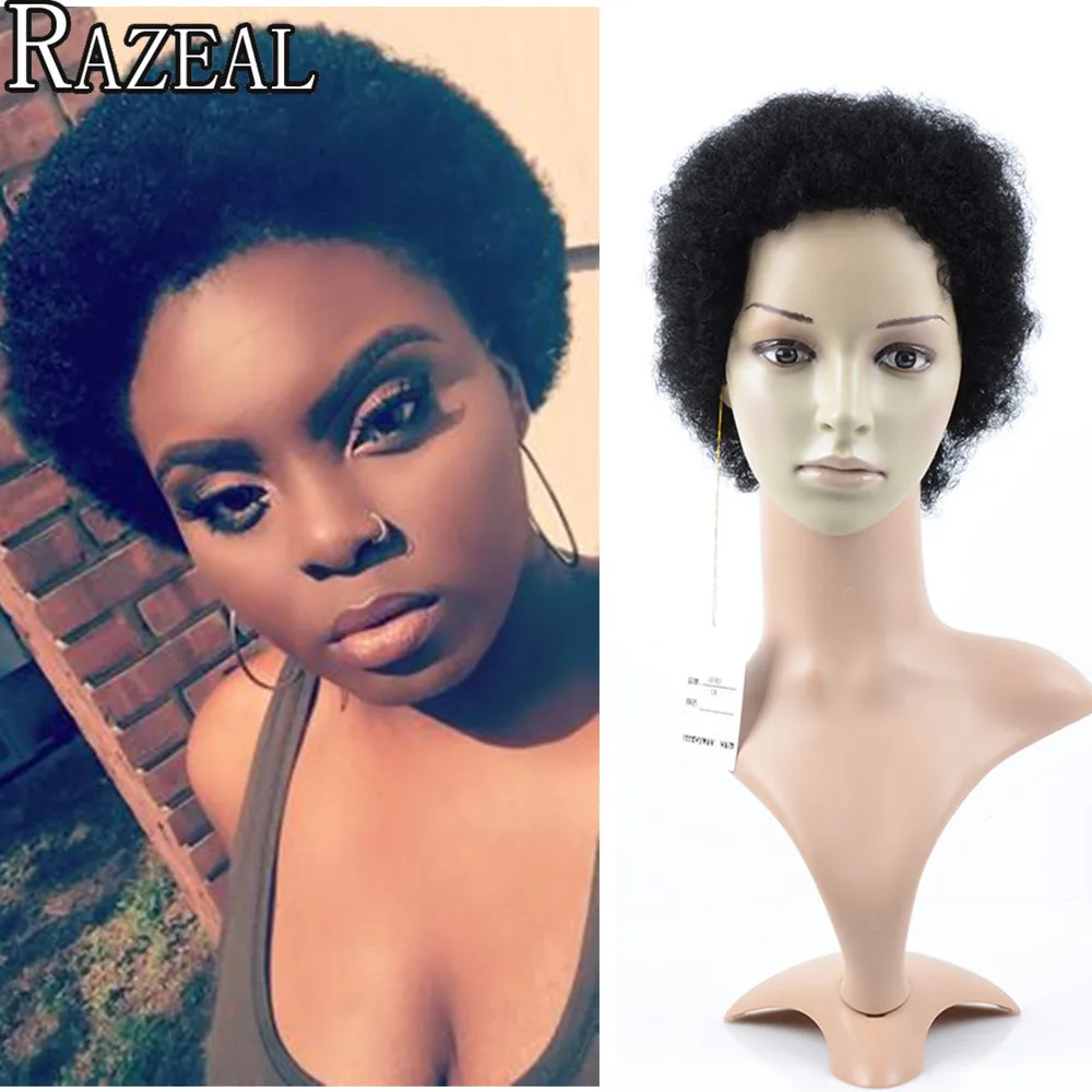 New Arrival Cheap Shot font b Wigs b font For Black Women Perruque Synthetic Women Kinky