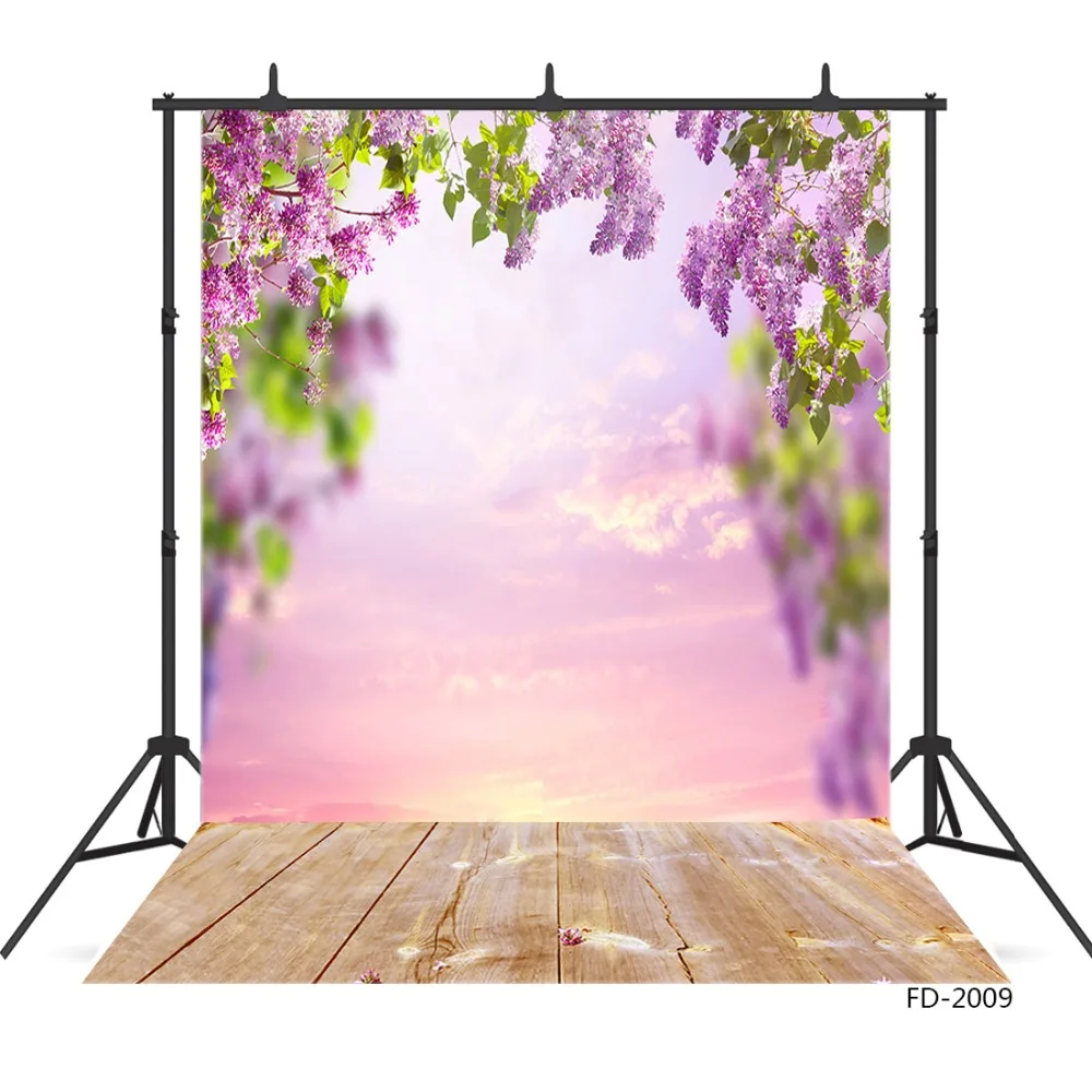 Vinyl photography backdrops Pink Flowers Spring Bokeh Photographic Background Baby Shower Decorations Photocall Props | Электроника