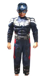 Cosplay Superhero Superman Avengers Winter Soldier Captain America Costume Kids Jumpsuits Onesies Children's Wear Cosplay Superhero Superman Avengers Winter Soldier Captain America Costume Kids Jumpsuits Onesies Children's Wear