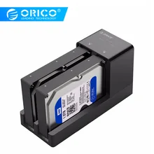 Док-станция ORICO 6528US3 USB3.0 для HDD 3,5/2,5 дюймов, отсек для Hdd SSD, 12 В, 4 а, блок питания, поддержка клон UASP 10 ТБ