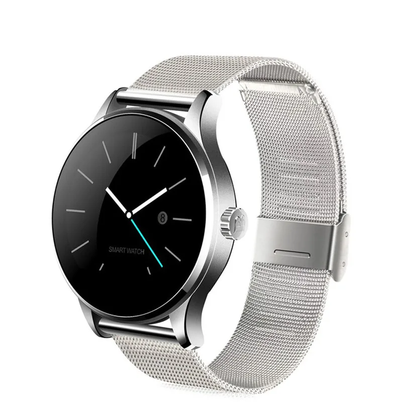 

K88H Smart Watch 1.22 Inch IPS Round Screen Support Sport Heart Rate Monitor Bluetooth SmartWatch For Apple Huawei IOS Android