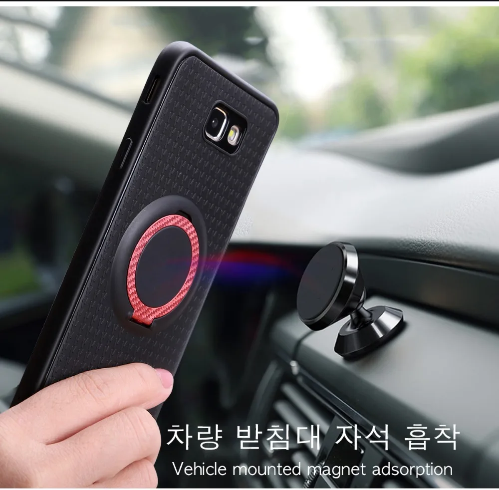 

For Samsung Galaxy S10 Plus e A50 A20 A30 M10 J2 J3 J4 J5 J7 Prime 2016 Case Cover Car Holder Magnet Bracket Finger Ring