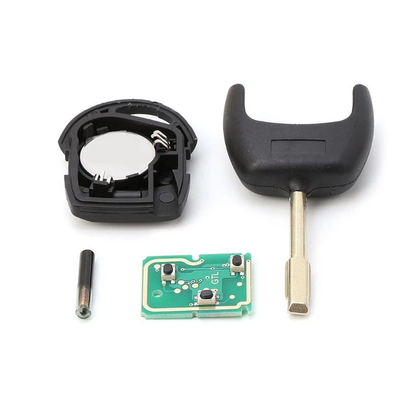 

433MHZ 4D60 Chip 3 Button Remote Entry Key Fob Case For Ford Mondeo Fiesta Focus