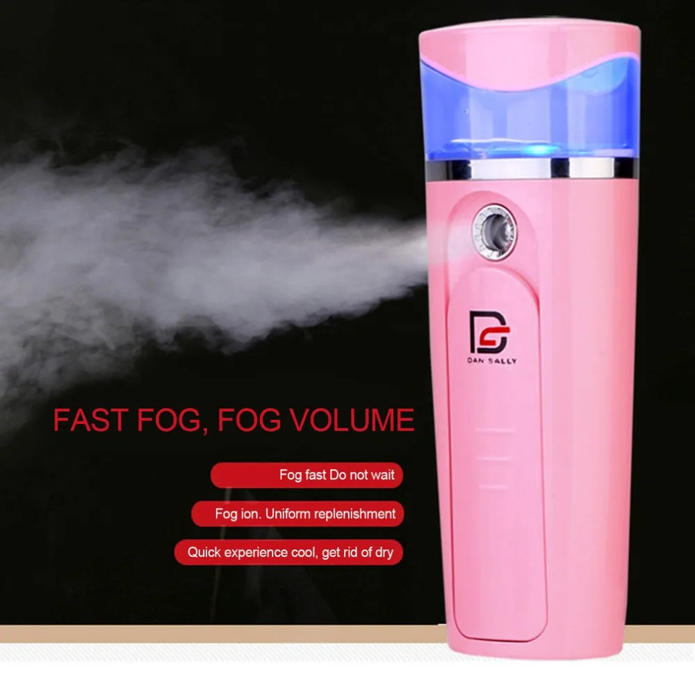 

Portable Steamer humidifier USB Rechargeable humidifier Facial Steamer Mist make Nano Spray Mist Facial Steamer Facial Skin Care