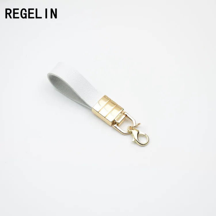 REGELIN золотые цветные кольца для ключей из искусственной кожи брелок