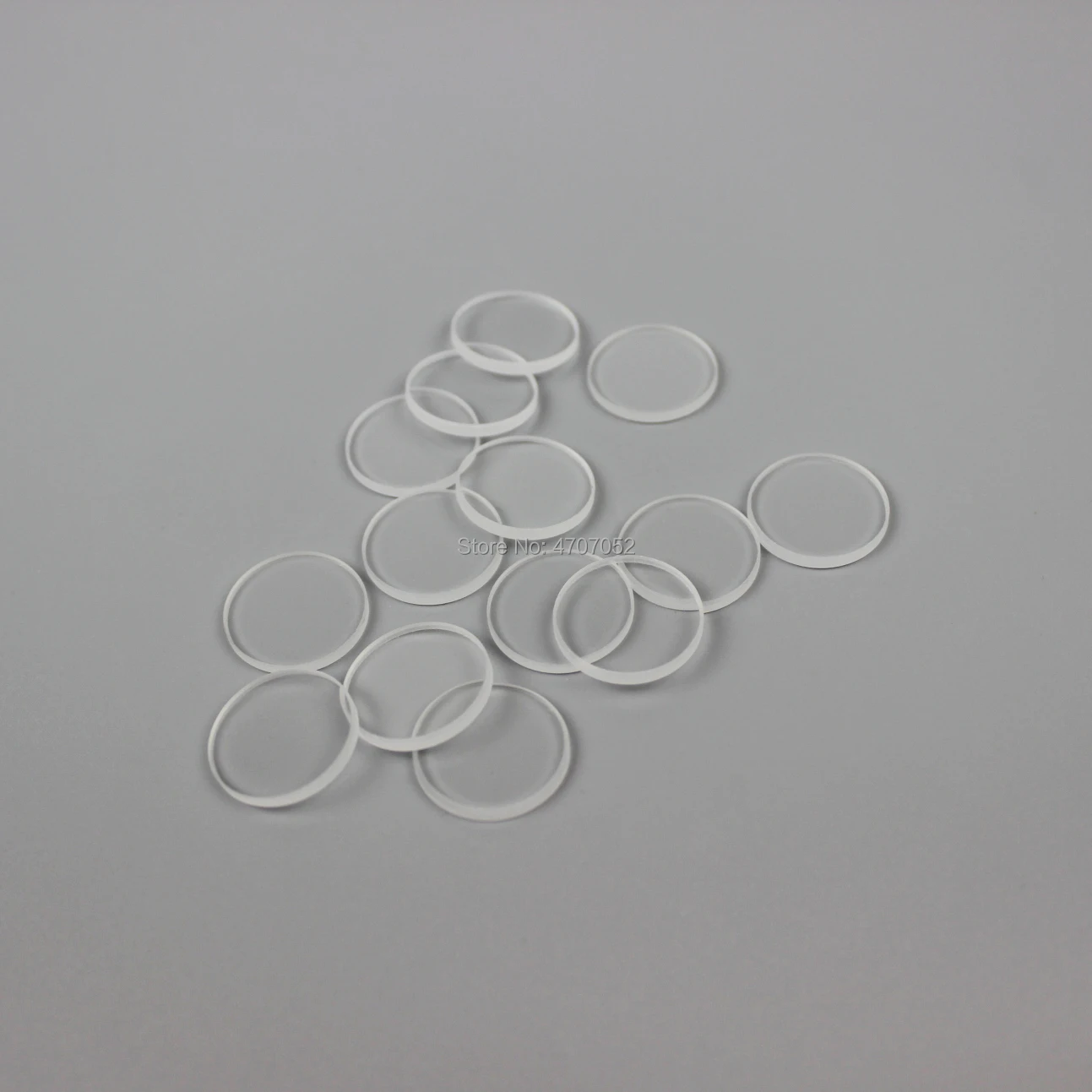 Transparent Fused Sheet Diameter 15mm*1mm Quartz Glass Round Plate