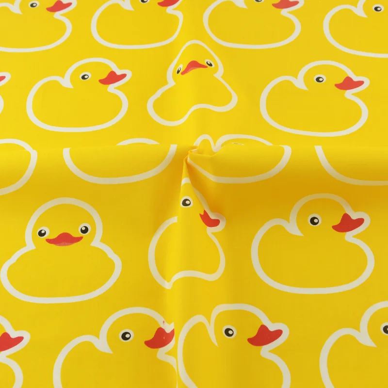 Yellow Duck Cotton Fabric Teramila Fabrics Tecido Quilting Bedding Decoration Tissue Home Textile Patchwork Sewing Cloth Craft