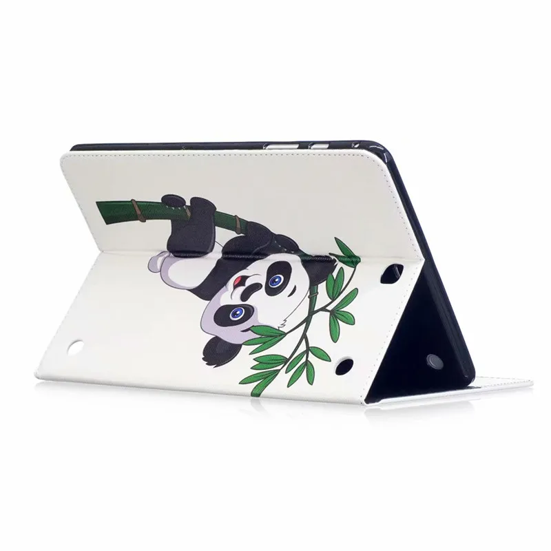 SM-T550 Модный чехол с рисунком панды для samsung Galaxy Tab A 9,7 SM-T555 T550 P555, умный чехол, чехол для планшета из ПУ кожи