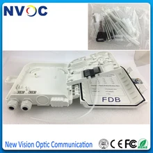 Открытый 8 портов s Волоконно-Оптический FTTH PLC разветвитель распределительная коробка, 8 портов FTTH Клеммная коробка-пластиковая коробка, волоконно-оптическая оконечная коробка