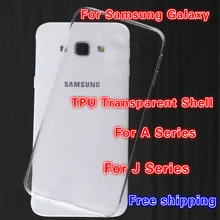 Прозрачный чехол для Samsung Galaxy J1 J3 J5 J7 A3 A5 A7 2016 2015 A8 A9 J1 мини Ace J2 Мягкий гель ТПУ телефон случаях оболочки тонкой