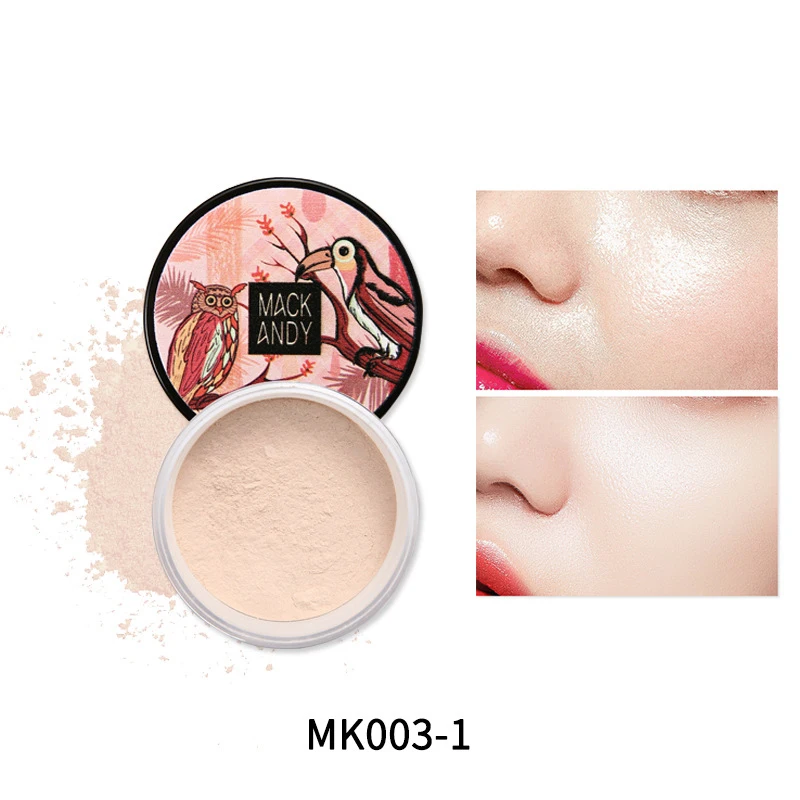 Gecomo Loose Powder масло для выпечки Управление тональный крем Luxe Макиллаж природный блеск мягкая сетка проникновения пудра с блестками