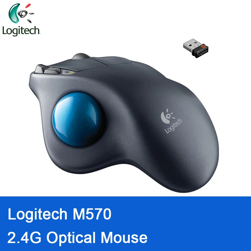 

Original Logitech M570 Design of mars trajectory Mouse 2.4GHZ Wireless Technology Mouse for Windows Mac Support Official Test