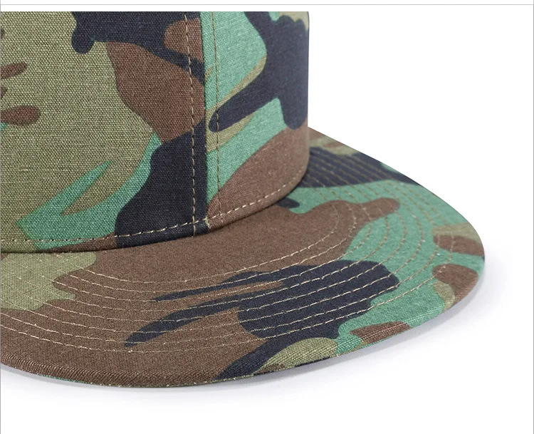 Новая хлопковая камуфляжная шляпа в стиле хип-хоп для мужчин 4 цвета на выбор 1 шт. Прямая