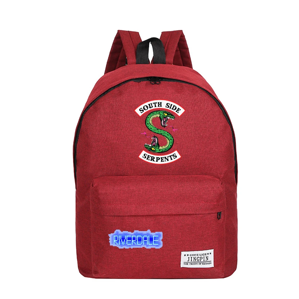 2018 Riverdale mochila Harajuku American TV mochila ídolo divertido mochila para adolescente escuela temporada nueva bolsa 2018 Riverdale mochila Harajuku American TV mochila ídolo divertido mochila para adolescente escuela temporada nueva bolsa