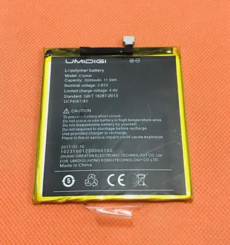 

Used Original 3000mAh Battery Batterie Batterij Bateria For UMIDIGI Crystal MTK6737T Quad Core 5.5 Inch FHD