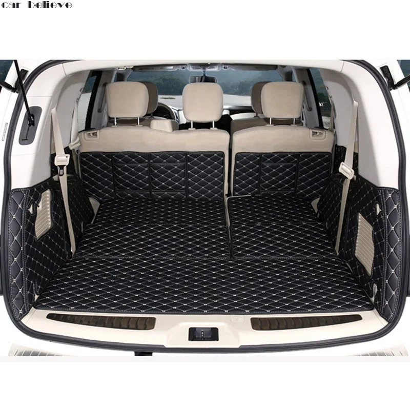 Car Believe car trunk mat For nissan patrol y62 2014 2016 Cargo Liner font b Interior