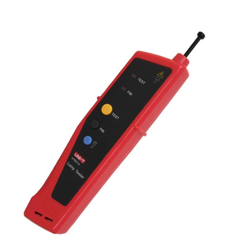 UNI T UT651A Handheld Lamp Tester Detector Led Fluorescent Light Bulbs Tester W Flashlight Uni T