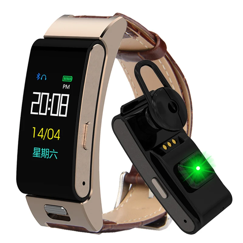 

Fitness Smart Watch Men Women Bluetooth Talkband Heart Rate Monitor Run Sports Watch Call Earphone Wristband For Android IOS