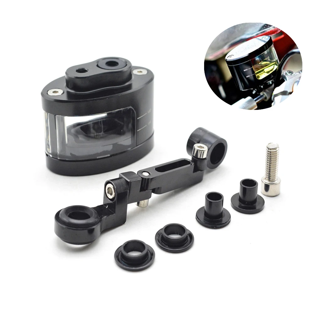 Motorcycle Motorbike Brake Fluid Reservoir Clutch Tank Oil Fluid Cup For Yamaha Suzuki Honda kawasaki ZX-9R ZX-14R GTR1400