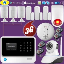 Golden Security G90B Plus+ 3G GSM WIFI IOS Android APP Control Home Security Smart House Wireless Wired Alarm System
