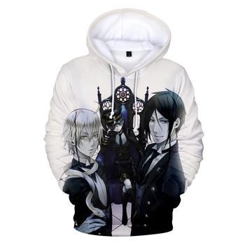 

Aikooki Kuroshitsuji Black Butler Prined Hoodies Men And Women 3D Printed Pullover Sweatshirt Fashion Casual Coat