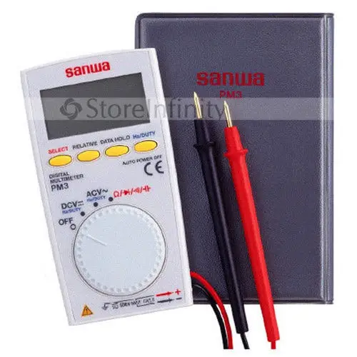 New SANWA PM3 Portable Mini Pocket Multimeter Digital Multimeterin