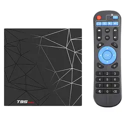 Android 9,0 Tv Box 4 Гб T95 Max Smart Tv Box H6 4 ядра 6 K Hdr 2,4 ГГц Wi-Fi G Oogle плеер T95Max Декодер каналов кабельного телевидения (штепсельная Вилка европейского