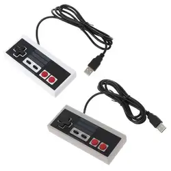 USB игровой контроллер разъём-Play пластик черный + серый для NES PC Windows Новый