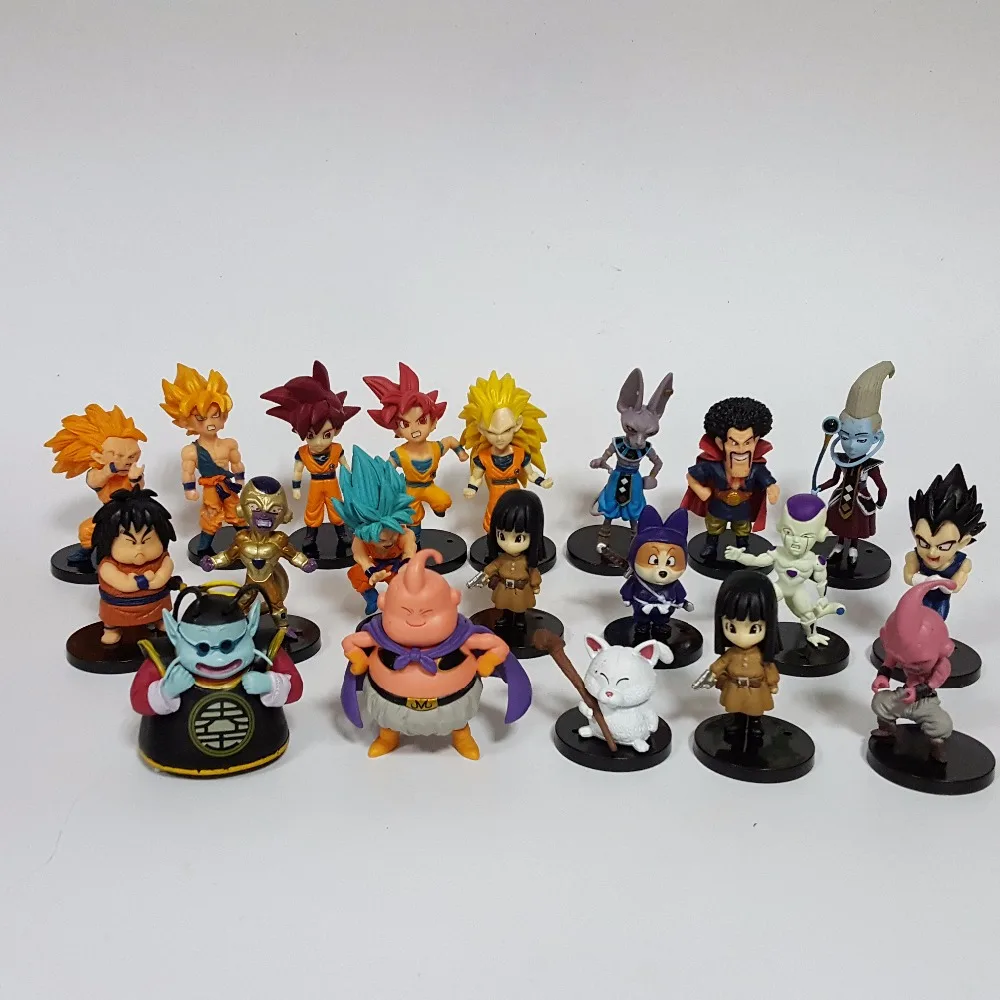 Dragon Ball Z Goku Vegeta Buu Freeza Super Saiyan Action Figures Toy Anime Dragon Ball Super DBZ